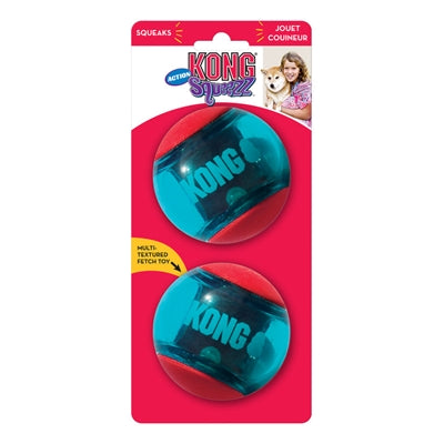 Product image of:KONG SQUEEZZ ACTION BAL ROOD
