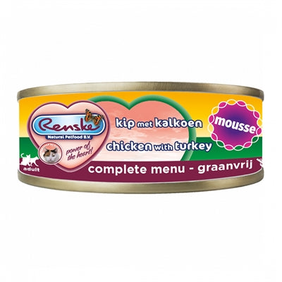 Product image of:RENSKE KAT VERS BEREID MOUSSE KIP / KALKOEN GRAANVRIJ