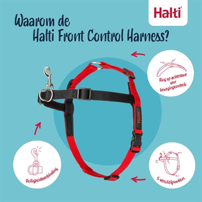 Product image of:HALTI HARNESS FRONT CONTROL ZWART