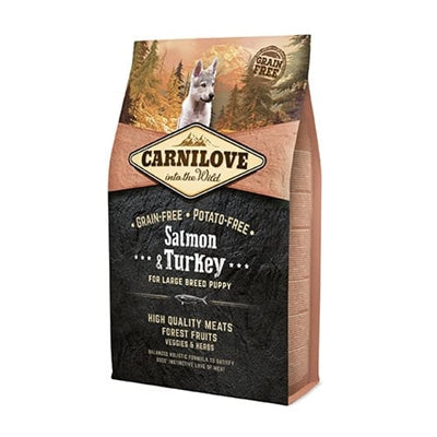 Product image of:CARNILOVE SALMON / TURKEY PUPPIES LARGE BREED