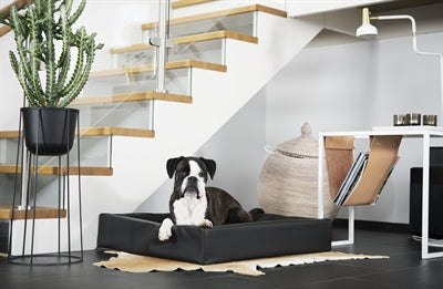 Product image of:BIA BED KUNSTLEER HOES HONDENMAND ZWART