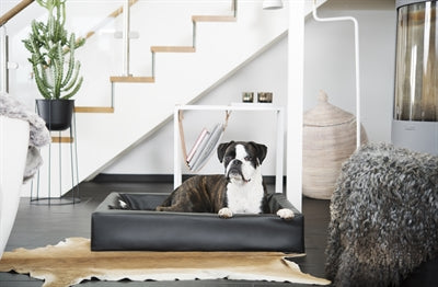 Product image of:BIA BED KUNSTLEER HOES HONDENMAND ZWART