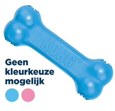 Product image of:KONG PUPPY GOODIE BONE ROZE OF BLAUW ASSORTI