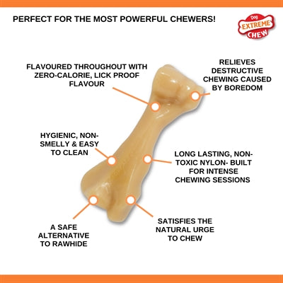 Product image of:NYLABONE POWER CHEW HARDE BIJTERS KIPSMAAK