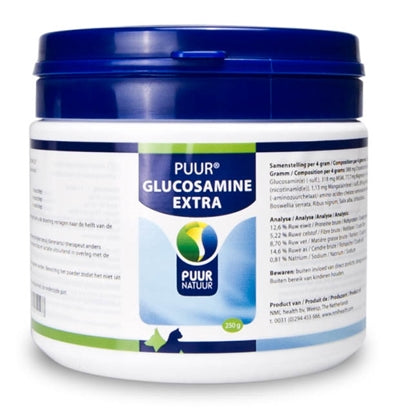 Product image of:PUUR NATUUR GLUCOSAMINE EXTRA (COMPLEET) VOOR HOND EN KAT