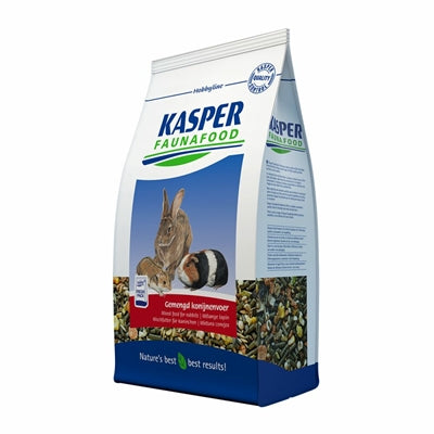 Product image of:KASPER FAUNAFOOD HOBBYLINE GEMENGD KONIJNENVOER MET RODE WORTEL