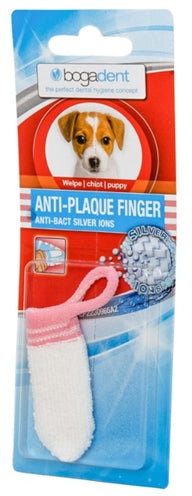 Product image of:BOGADENT PLAQUE VINGER TANDENBORSTEL PUPPY